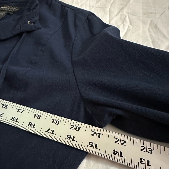 Live a Little Navy Utility Jacket - Picture 10 of 11